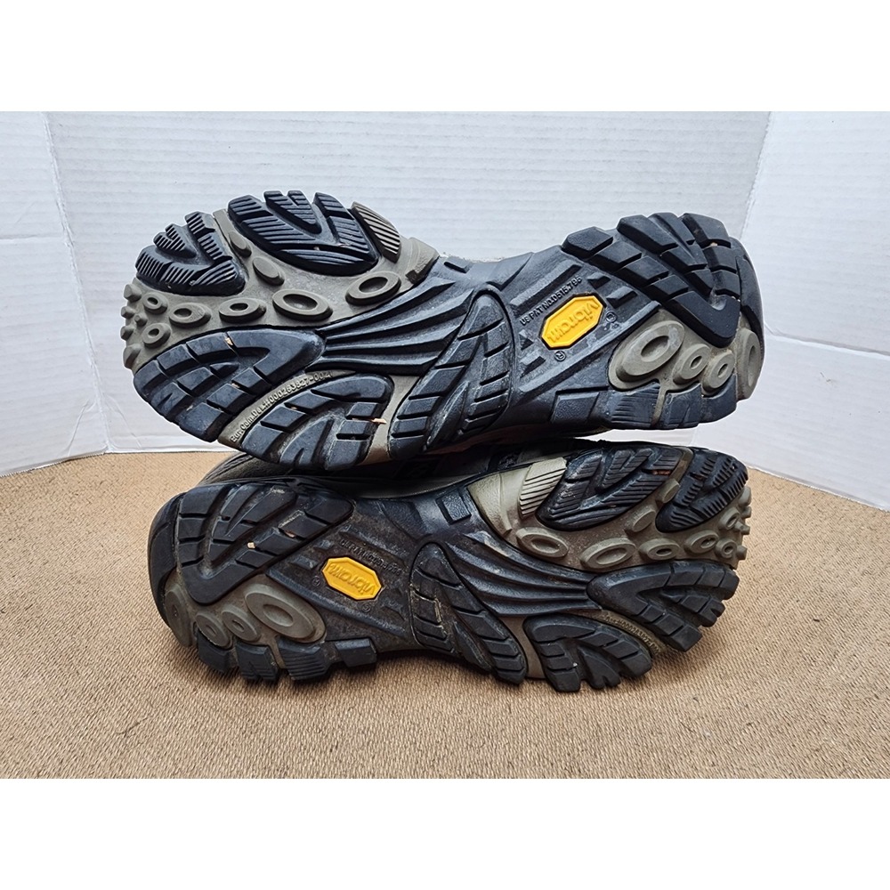 Merrell Men's size 7.5 MOAB Vibram Beluga Gray/Black Walking Show Hiking Show - Picture 7 of 7